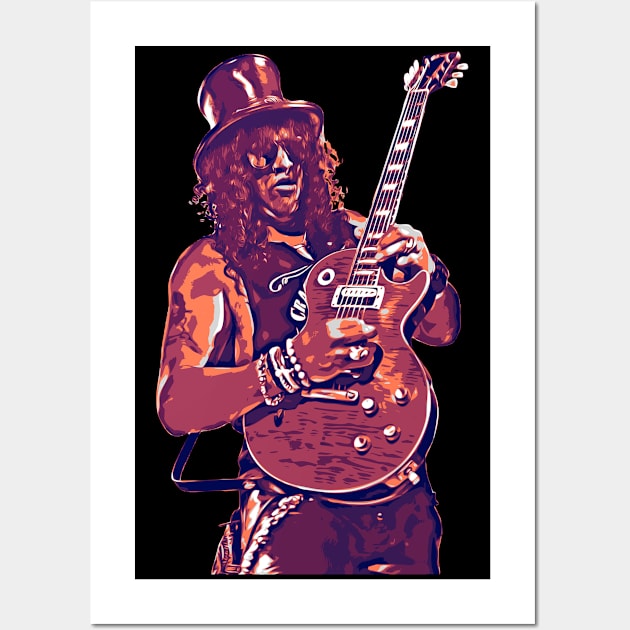 SLASH VERY ROCK N ROLL Wall Art by FADLANSTORE